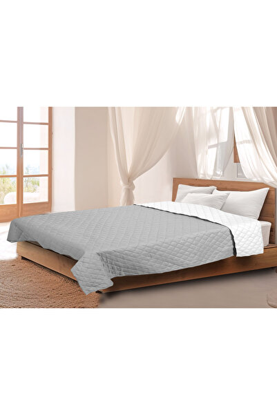 shumee Ultrasonic quilted blanket 200x220 cm gray and white