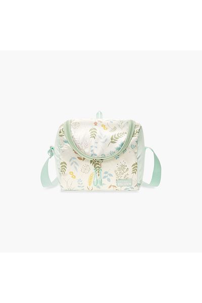 Disney Frozen Print Insulated Lunch Bag with Zip Closure and Adjustable Strap