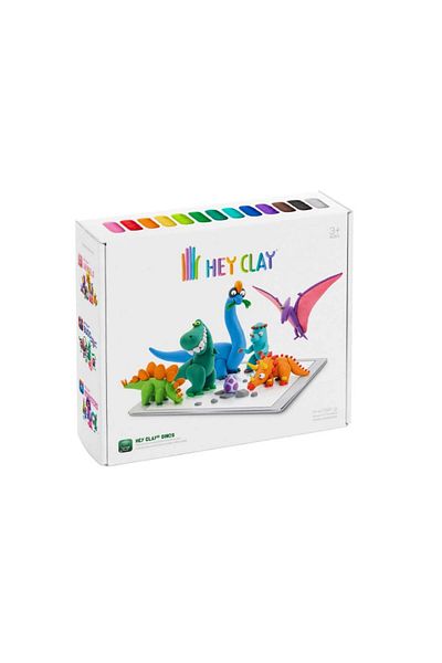Hey Clay Dinosaurs 18-piece Creation Set