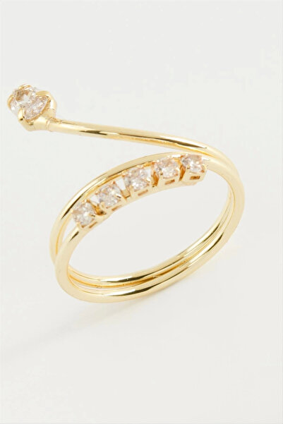 Eco Lounge Snake Zircon Stone Ring