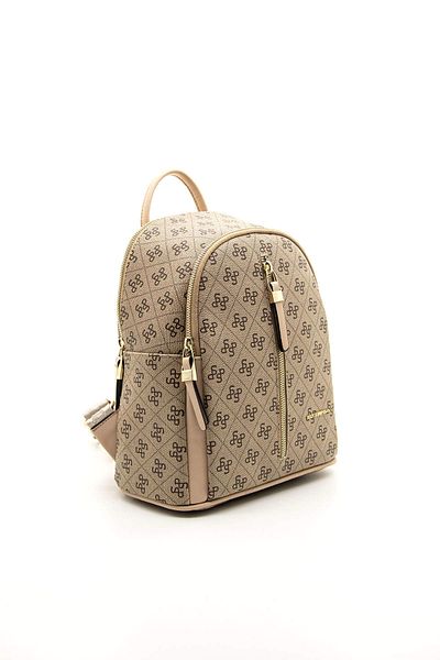 Silver Polo BACKPACK/LOGO PRINTEDSilver Polo PINK Backpack