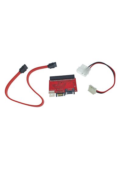 OEM 40-pin IDE to SATA adapter card converter, with cables, bidirectional transmission