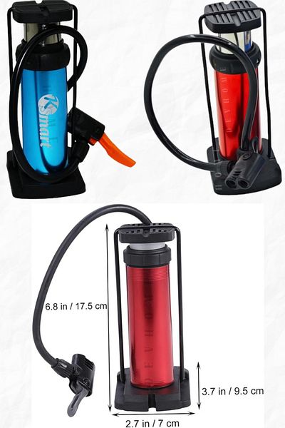 devhome Multi-Purpose Foot Pump |   Bicycle Car Motorcycle Football Ball Inflator Metal Pump with Pedal