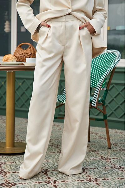 Lefon Women's Pleated Palazzo Pants W25S-Lf-031438