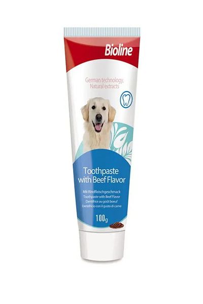 Bioline Bioline Dental Care Set for Pets - 100g Beef Flavor Oral Hygiene Kit