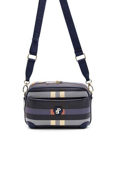 Silver Polo GEANTĂ CROSS/PLAIDGeantă argintie Polo LACİ F. Cross Bag