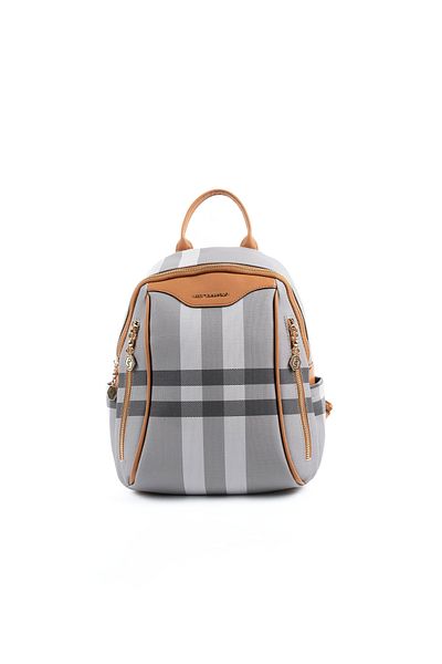 Silver Polo BACKPACK/PLAIDSilver Polo A.GRAY Backpack