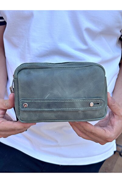 Fil Deri Genuine Leather - Hand Grip Tape - Handcuff - Zippered Wallet 1001