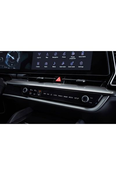 ZDN Case Kia Sportage Digital Air Conditioning Control Panel 9H Nano Screen Protector