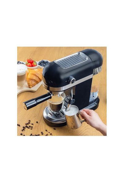 Zelmer Zcm7295 Espresso Machine, 1350 W, 20 Bar, Touch Control, 1.4l Water Tank, Black