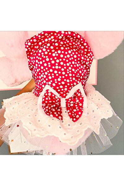 MIA WARDROBE زي كلب توتو وردي نيون