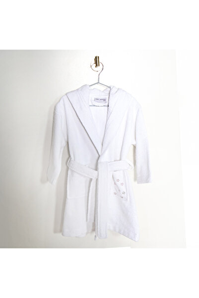 Home Harmony Star Embroidered Bathrobe
