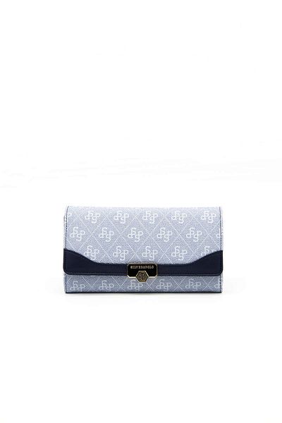 Silver Polo PORTOFEL/IMPRIMARE LOGO Portofel și suport pentru carduri Polo argintiu BLUE