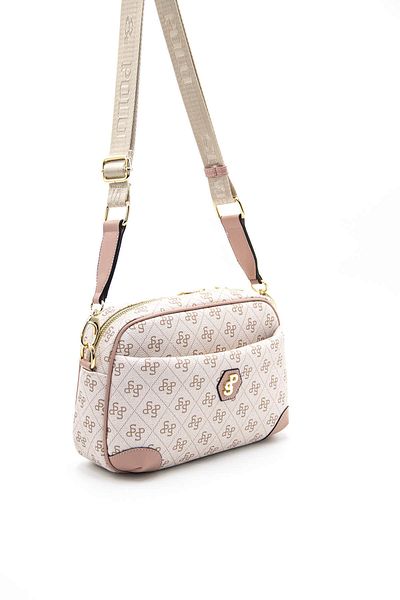 Silver Polo CROSS BAG/LOGO PRINTEDSilver Polo PINK Cross Bag