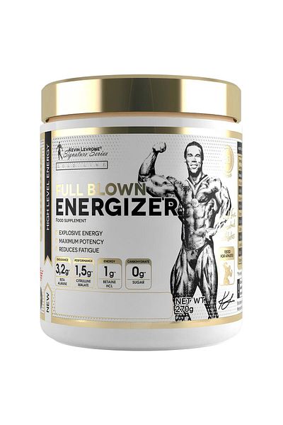 kevin levrone مُنشِّط كامل، مُعزِّز للطاقة، ٢٧٠ غرام، توت أزرق، ٦٠ حصة