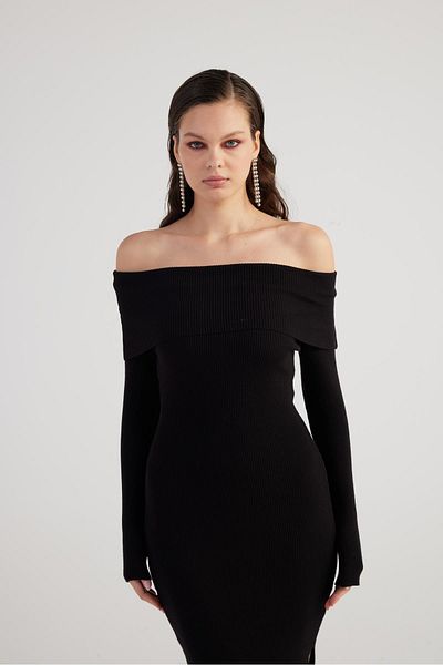 Markano Tilda Knitwear Dress Black