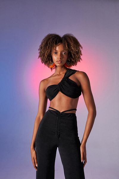 Markano Beatrice Crop Black