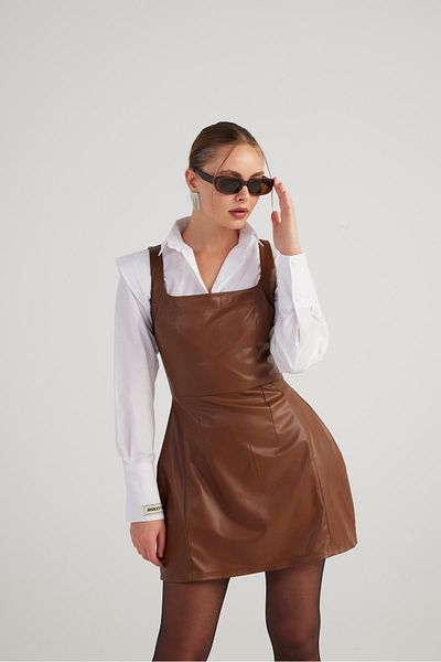 Markano Larissa Dress Brown