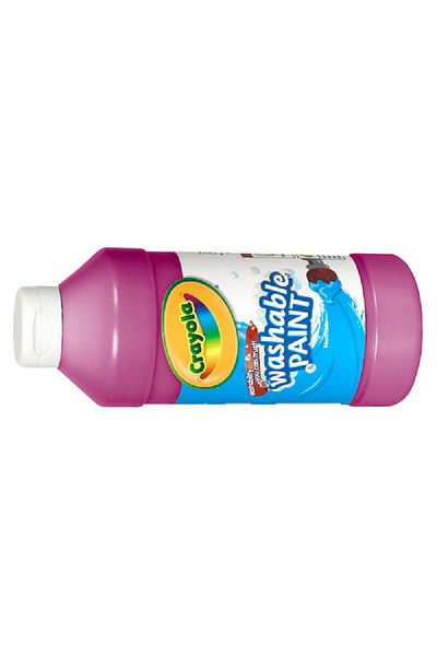 Crayola Easy Squeeze Non-Toxic Highly Pigmented Washable Paint Bottle Magenta 16oz