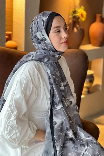 Tesettür Diyarı Fiori Pattern Lina Shawl