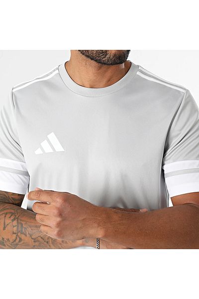 adidas Squa25 Jsy M Ανδρικό αθλητικό μπλουζάκι casual γκρι