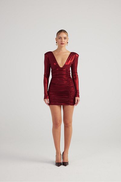 Markano Karly Dress Burgundy