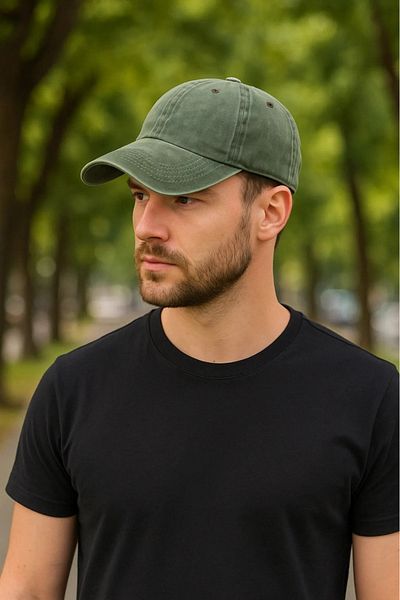 SFCOLLECTION Men's Premium Washed Cotton Vintage Hat - Adjustable Sports Cap