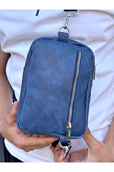 Fil Deri Натуральна шкіра - з ременями - на блискавці - Сумка через плече 1008