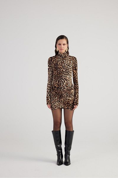 Markano Britney Dress Coffee