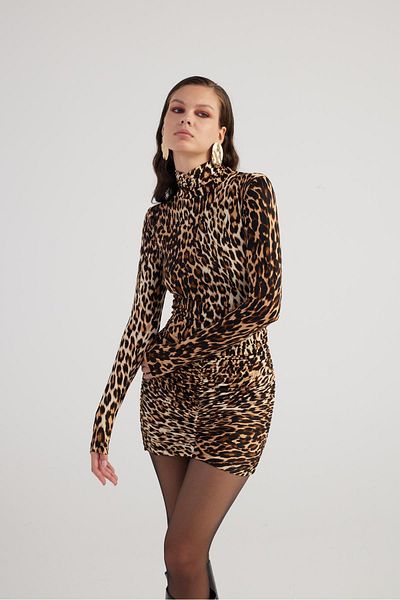 Markano Britney Dress Coffee