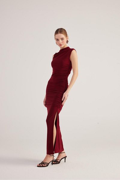 Markano Lily Dress Burgundy