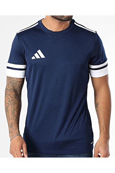 adidas Squa25 Jsy M Ανδρικό αθλητικό μπλουζάκι casual μαύρο
