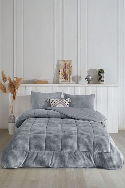 Elart Luis Comfort Set Double (195X215 cm) Grey