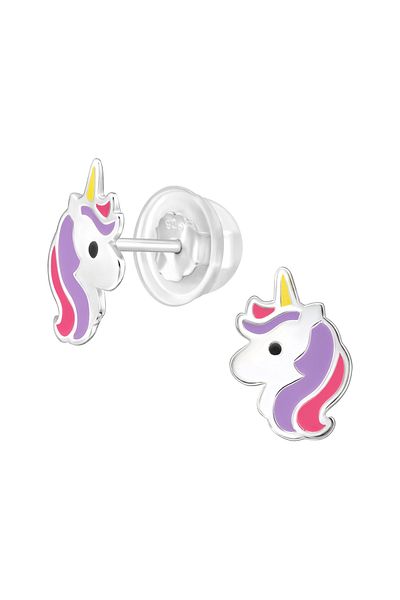 Sophia Collection Cercei copii argint 925 model Unicorn multicolor premium
