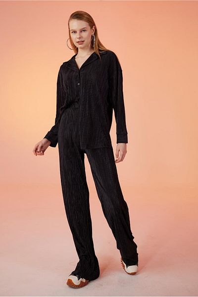 Markano Comfy Oversize Shirt Black
