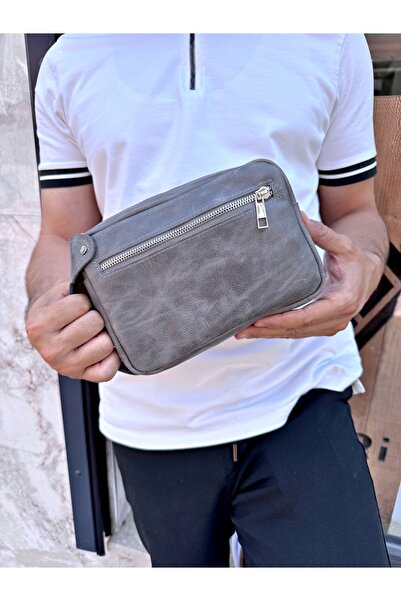 Fil Deri Genuine Leather - Hand Grip Tape - Zippered - Wallet 1002