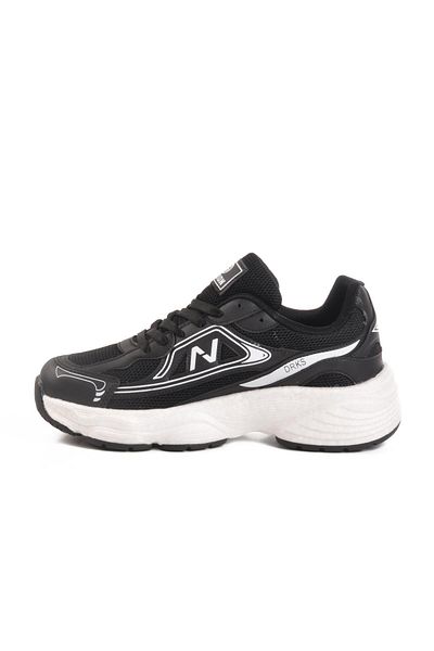 WALKWAY 182 g Unisex Black-White Lightweight Flexible Sports Shoes