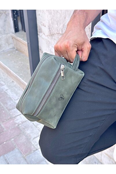 Fil Deri Genuine Leather - Hand Grip Tape - Zippered - Wallet 1003