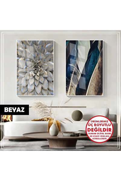 Harikabirev HARİKABİREV | COMBINAT DE ABSTRACTE SILVER-DARK BLUE ORTANCHE-FLA...