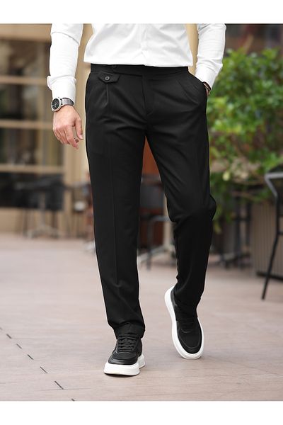 BASEL.CO New Premium Pleated Old Money Fabric Pants