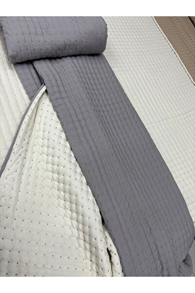 FİBELLA HOME COLLECTİON Çift Taraflı Günlük Nakışlı Yumoş Yatak Örtüsü | %100 Pamuk | 2'li Yastık Kılıfı | Pike Takımı