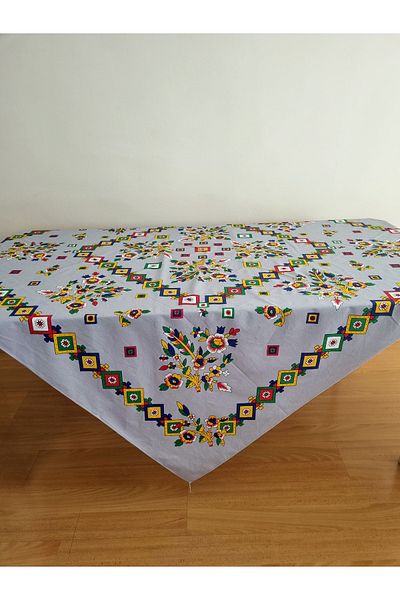Milenam Traditional Ethnic Slap Pattern Reactive Printing Tablecloth