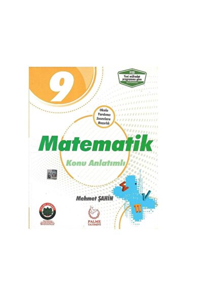 Kişisel Yayınlar Palme Yayıncılık 9. Sınıf Matematik Konu Kitabı - Mehmet Şahin