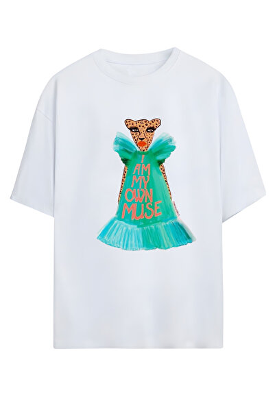 MAGORS تي شيرت GraffTee للجنسين مصنوع من القطن العضوي بنسبة 100% برقبة دائرية...