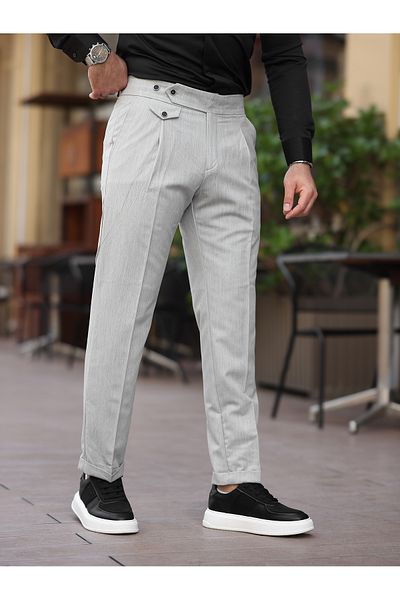 BASEL.CO New Premium Pleated Old Money Fabric Pants