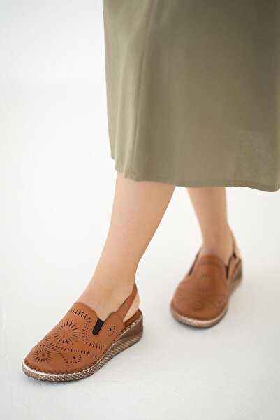 Parponi Hero Γυναικεία Γνήσια Δερμάτινα Ορθοπεδικά Σανδάλια Καφέ