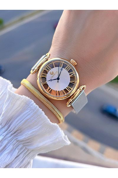 Revello By Revello Grinicci Elite Design 2 Years Warranty 5 Atm Water Resistant Women Wristwatch Grc.1N02
