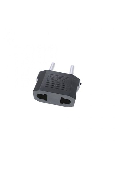 OEM Us plug adapter to Europe plug type, cb-05, black
