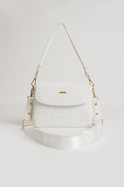 Just Polo Bohemian 2197 Printed Faux Leather Brand Printed 2 Strap Women's Shoulder Bag (Size: Width 23 Height 16 cm)