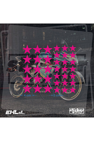 Sticker Works 36 Pieces Star Pattern Sticker